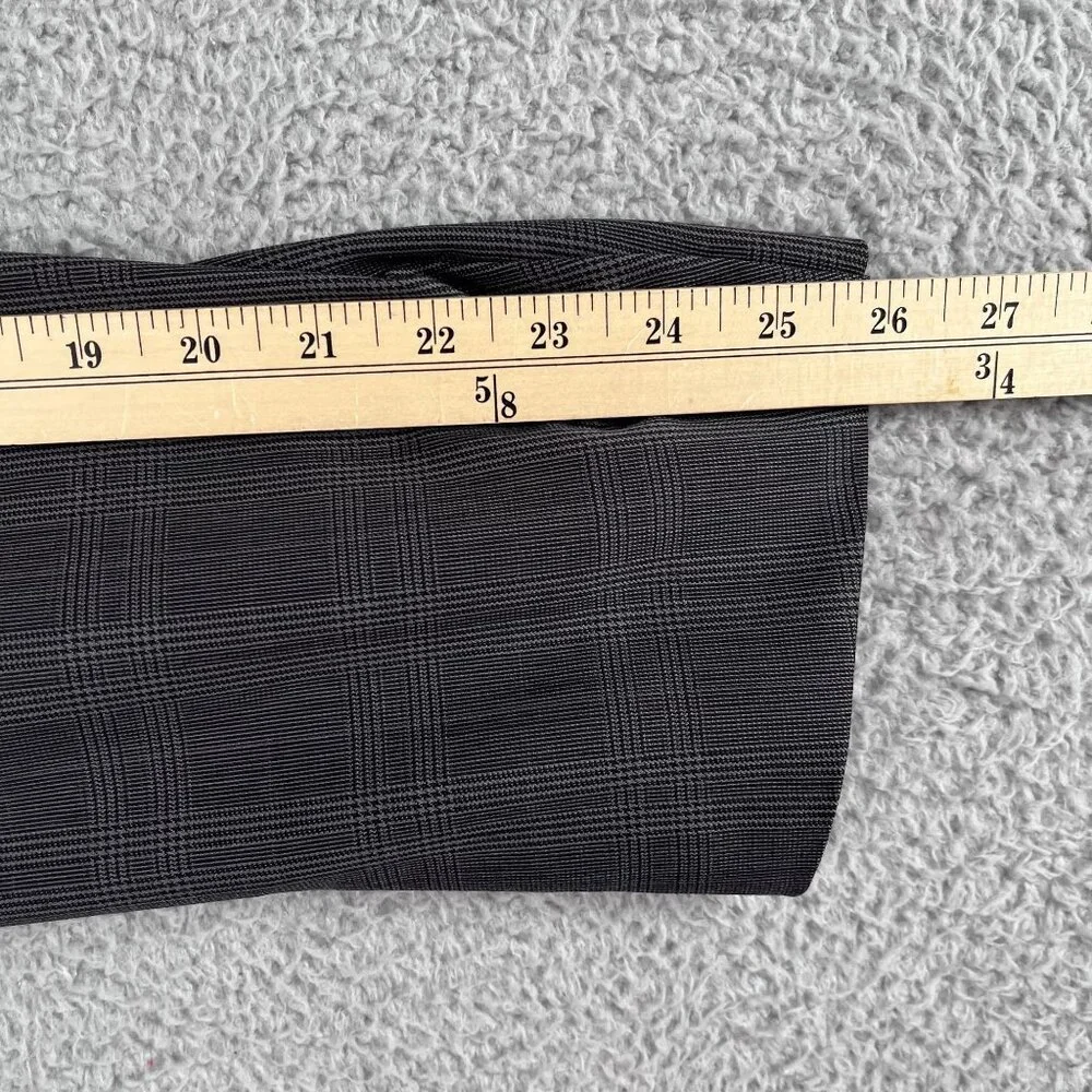 VTG‎ Brooks Brothers Mens 100% Pure Wool Pleated Glen Full Suit Sz 44L Flaw